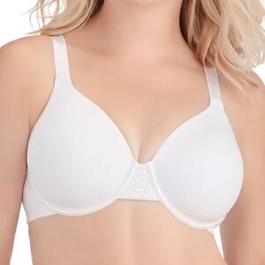 VANITY FAIR Women's Full Figure Beauty Back Smoothing Bra, 36G, White